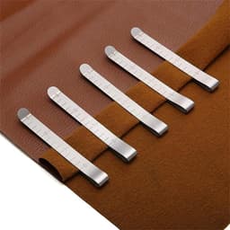 Naaiclips - Krimpklemmen Hemmen - Stof Bevestigen - Ingebouwde Meetgids - 20 stuks - Zilver — thumbnail 4