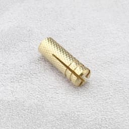 Muur Ankers - Messing Pluggen - Vaste Bevestiging - Corrosiebestendig Materiaal - M8x10x30mm 20 Stuks - Goud — thumbnail 5