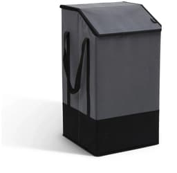 Polyester wasmand met deksel 45 liter Five® - Grijs — thumbnail 2