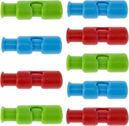 Zak Klemmen - Voedsel Clips - Voedsel Vers Houden - Antislip Rubber - 9 of 21 Stuks - Multi-kleur — thumbnail 1