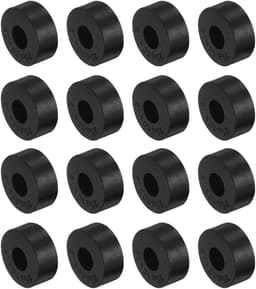 Dailygoods- Spacers 16 Stuks - Rubber - Antivibratie-isolatiepads - Geluidsreductie - Schokabsorptie - Duurzaam - 10 x 10 x 25 mm - Dempers — thumbnail 1