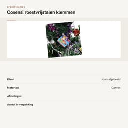 Dailygoods- Gordijnclips Roestvrij staal - Gordijnringen - Gordijnhaken metaal - Klemmen - Fotoclips - 100 Stuks — thumbnail 2