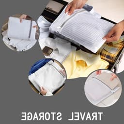 4 Stuks Mesh Waszakken voor Delicate Kleding, Ondergoed, Bh's en Babykleding met Hanglus — thumbnail 3