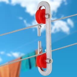 Waslijnspreider - Waslijn accessoire - Was ophangen - Geen klitten - 18.5 cm - Grijs — thumbnail 2