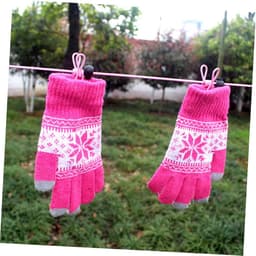 Waslijn met Clips - Reis Waslijn - Kleding Drogen - Winddicht Clipsontwerp - 185 cm - Roze — thumbnail 2