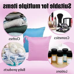 Waterdichte tas voor vuile was, 28 x 30 cm, herbruikbare tas voor sport, zwemmen en vakantie, 2-pack (blauw & roze) — thumbnail 5
