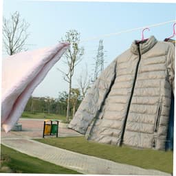 Draagbare Kledinglijn - Waslijn Touw - Buiten Droog - Winddicht Antislip - 800 cm - Meerdere Kleuren — thumbnail 4