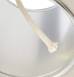 Katoenen Katrol Lijn - Waslijn Touw - Kleding Drogen - Synthetische Kern - 5.5mm x 100M - Natuurlijk — thumbnail 2