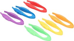 Educatieve Clips - Kinder Pincet - Natuur Ontdekken - Veilig Plastic - 6 Stuks - Kleurrijk — thumbnail 5