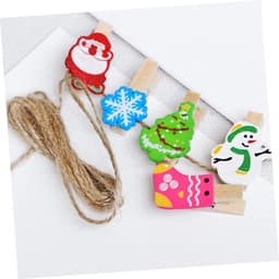 Kleine Houten Clips - Mini Decoratie Clips - Foto's Presenteren - Fijne Afwerking - 3.5 cm - Gekleurd — thumbnail 2