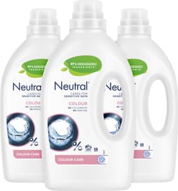 Neutral - Vloeibaar Wasmiddel - Kleur - parfum vrij - 3 flessen - 60 wasbeurten - Voordeelverpakking — thumbnail 2