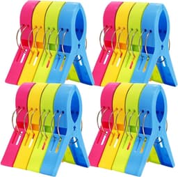 Grote Wasknijpers - Robuuste Klemmen - Kleding Drogen - Winddicht Ontwerp - 12 Stuks - Grijs — thumbnail 1