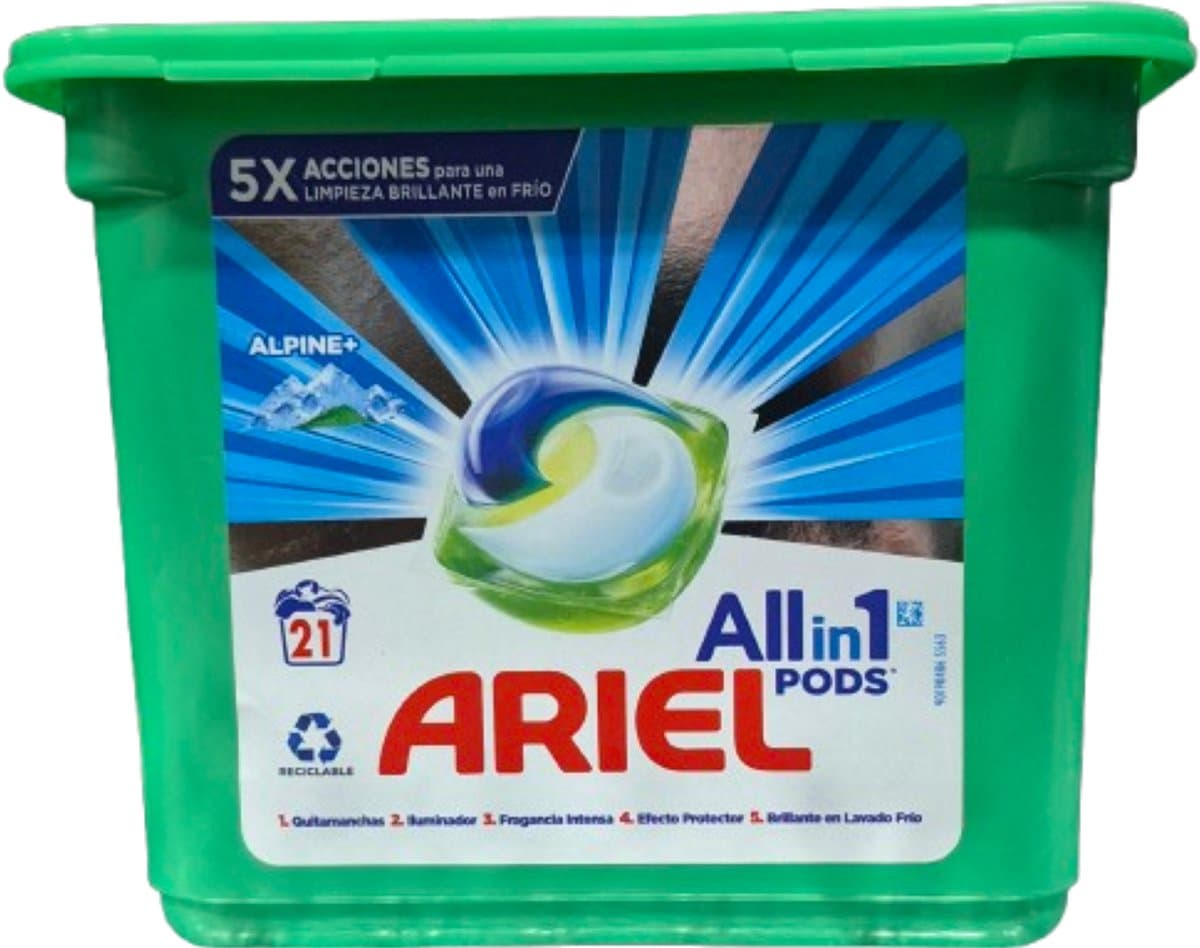 Ariel 3 in 1 Pods Alpine 21 Stuks — afbeelding 1