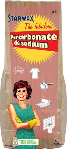 Starwax - Natriumpercarbonaat - 1 kg - Vlekverwijderaar - Witmaker - Voegenreiniger — thumbnail 2