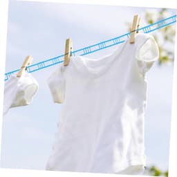 Waslijnset 3 Rollen - Kampeerwaslijn Intrekbaar - Buiten Kleding Drogen - Met Metalen Haken - 3 Rollen - Zoals Getoond — thumbnail 4