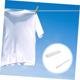 Draagbare Waslijn - Reis Waslijn - Kleding Drogen - 5 Intrekbare Lijnen - Ruimtebesparend - Willekeurig — thumbnail 4