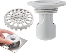 Afvoer geurstopper - Geurblokker - Frisse lucht - Waterdichte afdichting - Korte stijl - Wit — thumbnail 1