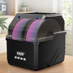 Filament Droogkast - 3D Print Droger - 3D Printen Verbeteren - Dubbele Verwarmingselementen - Voor 2 Spoelen - Wit — thumbnail 2