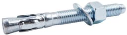 Wigankers - Schroefankers Betonnen - Bevestigen in Beton - Verzinkt Koolstofstaal - 3/8" x 3" - Zilverkleurig — thumbnail 4