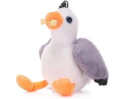 Pluche Zeemeeuw - Knuffel Clip - Zakken Sluiten - Superzachte Materialen - 5 Inch - Meerkleurig