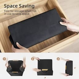 Opvouwbare Reisopbergtas & Kledingbeschermhoes – Draagbare Wasmand met Handvat – Multifunctionele Kledingorganizer Box voor Vuile Was en Thuisgebruik — thumbnail 2