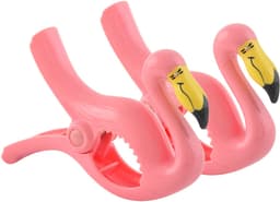 O2COOL - Boca Clips® Extra Stevige Handdoekclips - Flamingo — thumbnail 4