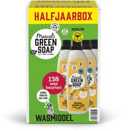 Marcel's Green Soap Universeel Wasmiddel - Vanille & Katoen - 6 x 1L - 138 wasbeurten — thumbnail 2