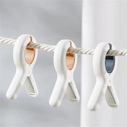 Wasknijpers Kunststof - Kledingklemmen Ophangen - Kleding Droge - Goede Grip - 50 Stuks - Blauw — thumbnail 4