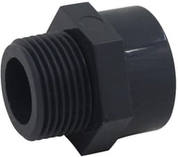 Dailygoods- PVC Punch 20/25/32/40/50/63/75/90/110 mm - PVC Male Draad - PVC Aansluiting - PVC Verbindingsstuk - Slangfitting - Binnen diameter 32 mm - Pvc Fitting — thumbnail 2