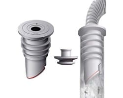 ZEYNOMAX- Afvoerslangafdichting 35-40mm - Afdichtkap - Siliconen - Waterafvoerslang - Terugslagklep - 7 lagen afdichting - Afvoerslang