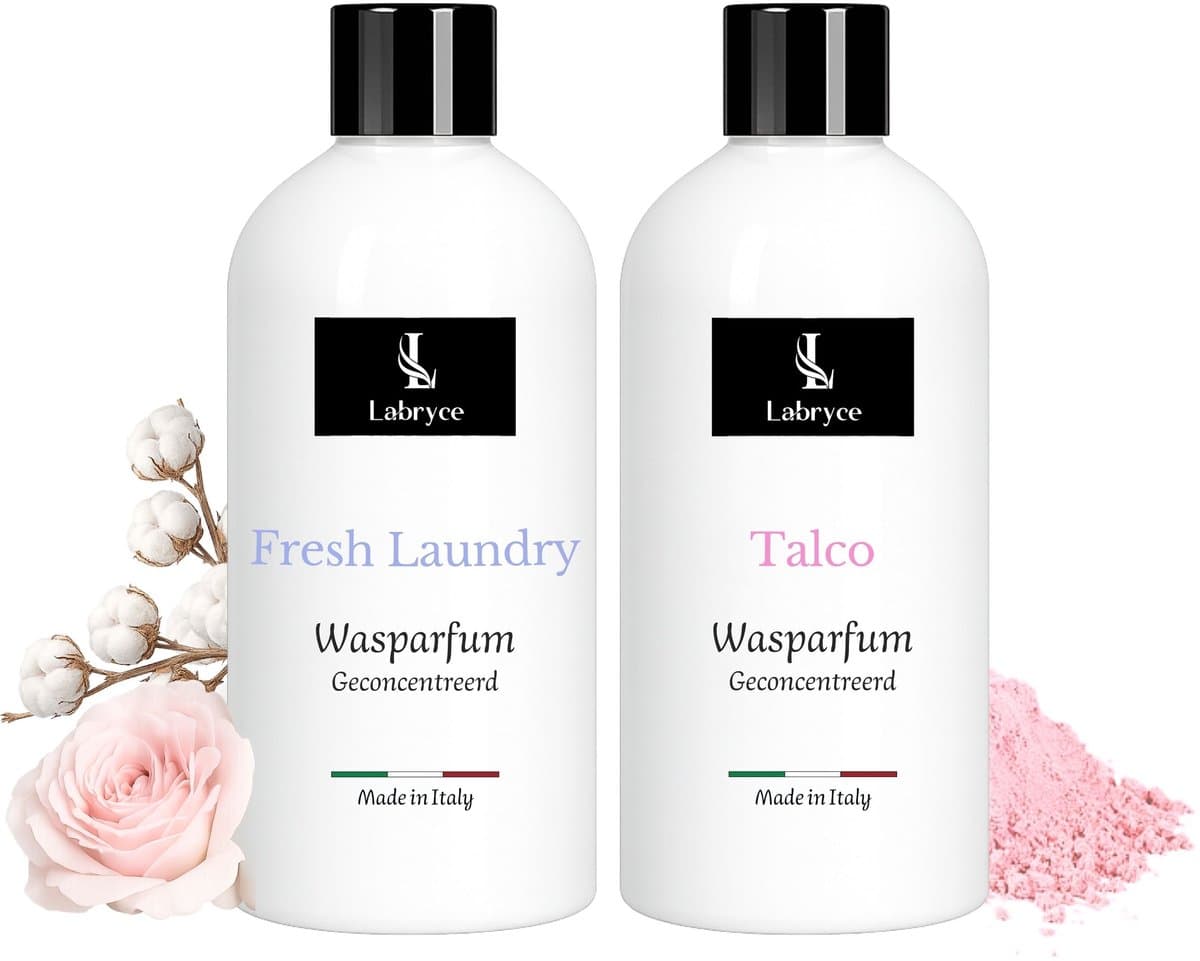 Labryce Wasparfum - Fresh Laundry & Talco - 2 x 250 ml - Duo Pakket — afbeelding 1