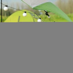 Waslijn Camping - Droogtouw Outdoor - Kleding Drogen - Winddicht Antislip - 350 cm - Zwart — thumbnail 2