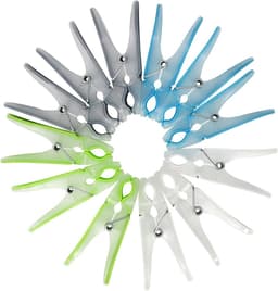 Wasknijpers - Kledinghangers - Was ophangen - Softgrip - 48 stuks - Multicolor — thumbnail 3