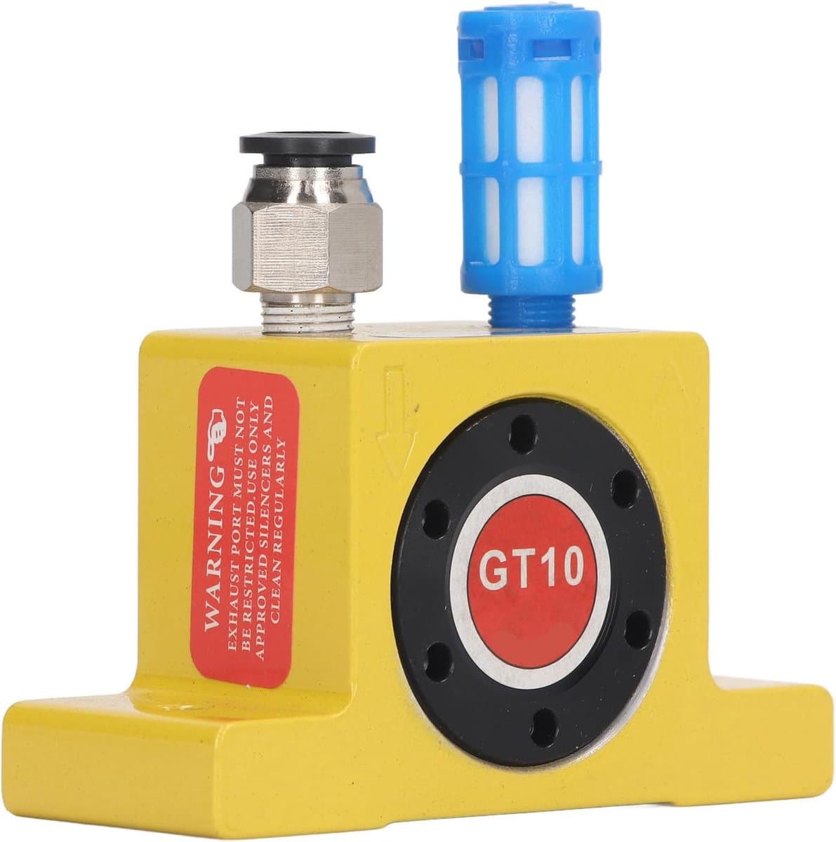 Pneumatische Vibrator - Lucht aangedreven - Materiaal Transport - Geruisloze Turbine - G1/8in - Zilver — afbeelding 1