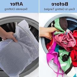 Grote Waszakken met Rits, 2 Stuks, Ideaal voor Delicate Kleding, Sokken en Wassen in de Wasmachine — thumbnail 5