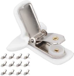 Dailygoods- Dekbedsluitingen Gewatteerd - Dekbed Clips voor Dikke Dekbed - Bevestigingsmiddelen voor Beddengoed - 12 Stuks - Metaal/Schuim - Voorkomt Verschuiven - Dekbedclips — thumbnail 3