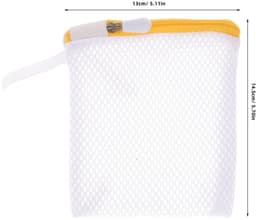 Dailygoods- Wasmiddel - 6x Waszakken - Ondergoed/Delicate - Mesh - Reiswaszakken - Zipper - Bescherming tegen vervorming - Waszak — thumbnail 2