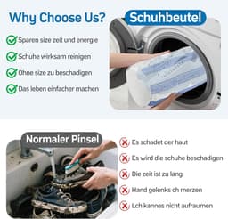 2 stuks, 360 graden reiniging, upgrade waszak, schoenen voor sneakers, afsluitbare ritssluiting — thumbnail 5