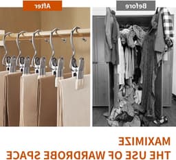 Set van 20 Sterke RVS Wasknijpers voor Kleding, Handdoeken, Broeken en Sokken - Duurzaam en Weerbestendig — thumbnail 2