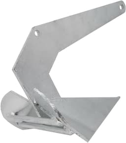 Ploeganker - Delta anker Bootanker - Boot stabiliseren - Zelfuitlijnende geometrie - 5 kg - Zilver — thumbnail 5