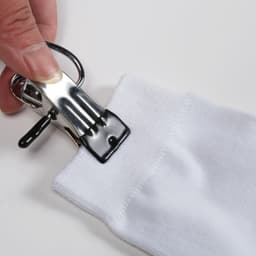 TOVBMUP Wasknijpers van roestvrij staal - Washaken - Antislip kledinghangerclips - 360° draaibare laarzenclips - Laarzenhangers - Metalen clips voor broeken, schoenen, handdoeken - Zwart - 20 stuks — thumbnail 4