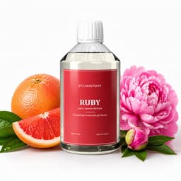 SteamStory Luxe Wasparfum Ruby - Luxe bloemige geur met citrus, roos & amber - 500 ml — thumbnail 1