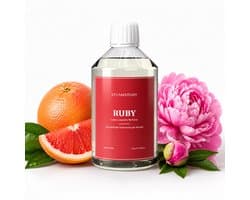 SteamStory Luxe Wasparfum Ruby - Luxe bloemige geur met citrus, roos & amber - 500 ml — afbeelding 1