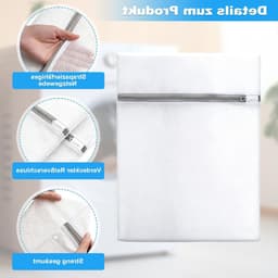 Set van 4 Wasnetten met Rits, Ideaal voor Delicate Was, Reisaccessoires en Huishoudelijk Gebruik (20x30cm/30x40cm) — thumbnail 5