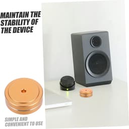 Anti-slip Matten - Apparaat Voetjes - Trillingen Dempen - Aluminium Constructie - 40 x 40 x 75 mm - Goudkleurig — thumbnail 4