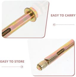 Wandankers - Expansiebouten - Zware Objecten Bevestigen - Robuust Carbon Staal - M8 x 80mm - Goud — thumbnail 5