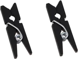 Mini Houten Klemmen - Ambachtelijke Clips - Foto Decoratie - Multifunctionele Clips - 300 Stuks - Zwart — thumbnail 1