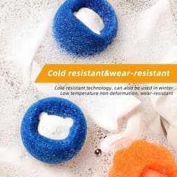 REWYTAZ-8-delige wasmachine haarvanger, huisdierhaarverwijderaar voor het verwijderen van haren van huisdieren en het verzamelen van honden-, katten- en pluisharen in de wasmachine. — thumbnail 3