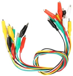 Dailygoody - Krokodilklemmen - Testklemmen - Sterke elasticiteit - Rood Zwart Wit Geel Groen - Dubbelzijdige klemmen - Geschikt voor testen - Klemmen ... — thumbnail 2