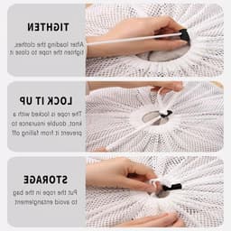 Set van 2 Wasnetten voor Wasmachine, 40 x 50 cm, Herbruikbare Waszak, Bescherming voor Kleding, Voorkomt Vervorming en Vouwen van Kleding — thumbnail 2